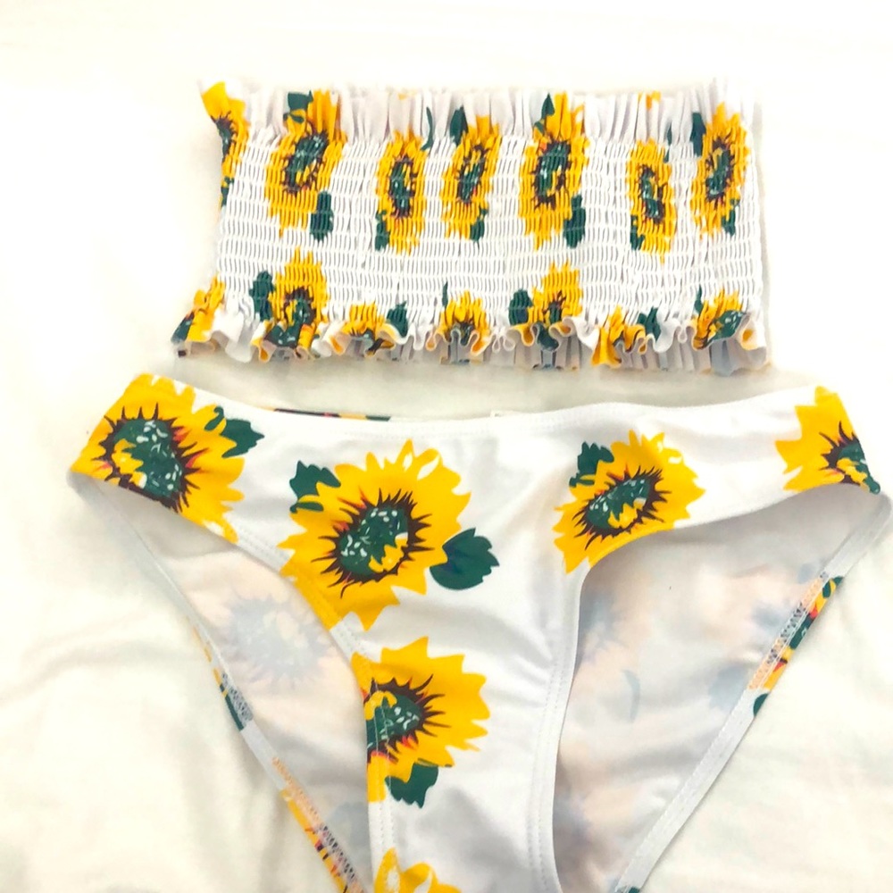 Sunflower shein bathing suit
